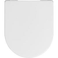 Cedo Tropea Beach Recycled Polypropylene D Shaped Soft Close Toilet Seat - White
