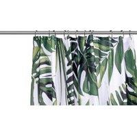 Croydex Botanics Shower Curtain - White/Green