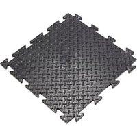 Protec Rhino Black Tuff Protection Tile - Sample