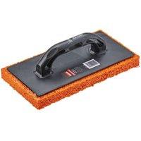 Ragni Thick Orange Sponge Float Medium / Course with ABS Handle - 25mm x 280mm x 140mm