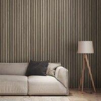 Acoustic Slat Wall Walnut Wood Panel - 22 x 600 x 2400mm