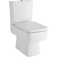 Nuie Bliss Compact Semi Flush to Wall Pan, Cistern & Square Soft Close Seat