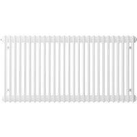 Henrad by Stelrad White 3 Column Horizontal Designer Radiator - 300 x 624mm