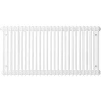 Henrad by Stelrad White 4 Column Horizontal Designer Radiator - 500 x 624mm