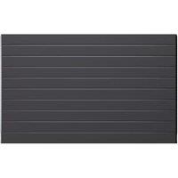Henrad by Stelrad Grey Everest Concept Double Panel Horizontal Designer Radiator - 600 x 1100mm