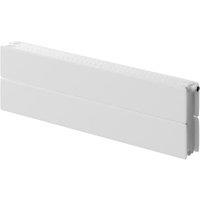 Henrad by Stelrad White Verona Lo-Line Double Panel Horizontal Designer Radiator - 148 x 2000 mm