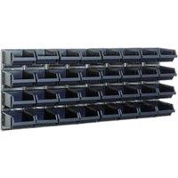 Raaco BinKit 32 Louvered Storage Panel with 32 Bins