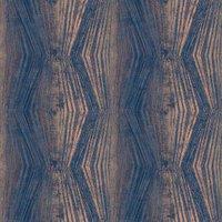 Boutique Vermeil Stripe Blue Wallpaper Sample