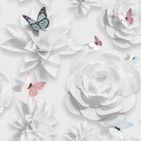 Superfresco Easy Origami Florals Wallpaper Sample