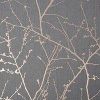 Superfresco Easy Innocence Charcoal/Copper Wallpaper Sample