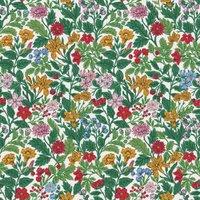 Joules Arts And Crafts Floral Rainbow Wallpaper Sample