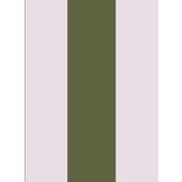Joules Harborough Stripe Olive Green Wallpaper Sample