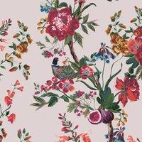 Joules Forest Chinoiserie Antique Crme Wallpaper Sample