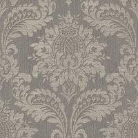 Boutique Archive Damask Taupe Wallpaper Sample