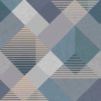 Superfresco Easy Kaleidoscope Denim Wallpaper Sample