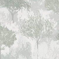 Superfresco Easy Birch Sage Wallpaper Sample