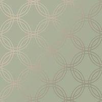 Superfresco Easy Serpentine Geo Sage Wallpaper Sample