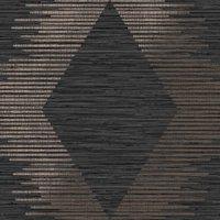 Superfresco Easy Serenity Geo Black/Rose Gold Wallpaper Sample