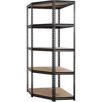Buffalo 5 Tier Corner MDF Shelf - 1830mm