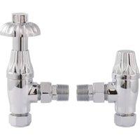 Balterley Chrome Thermostatic Radiator Valves - Pack of 2