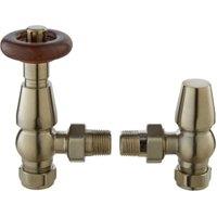 Balterley Satin Nickel Camden Angled Thermostatic Valves - Pack of 2