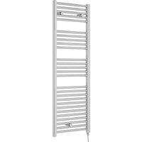 Balterley Chrome Electric Single Panel Vertical Towel Radiator - 1375 x 480mm
