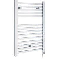 Balterley Chrome Electric Single Panel Vertical Towel Radiator - 690 x 500mm