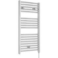 Balterley Chrome Electric Single Panel Vertical Towel Radiator - 920 x 480mm