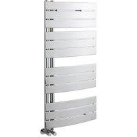 Balterley Chrome Heated Single Panel Vertical Towel Radiator - 1080 x 550mm