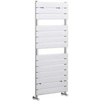 Balterley Chrome Heated Single Panel Vertical Towel Radiator - 1213 x 500mm