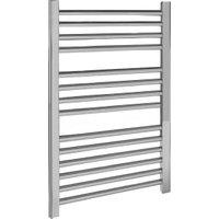 Balterley Chrome Straight Single Panel Vertical Towel Radiator - 700 x 500mm