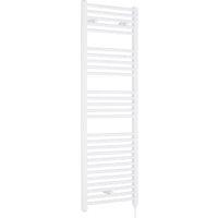 Balterley White Electric Single Panel Vertical Towel Radiator - 1375 x 480mm