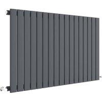Balterley Anthracite Grey Lucia Single Panel Horizontal Designer Radiator - 600 x 992mm