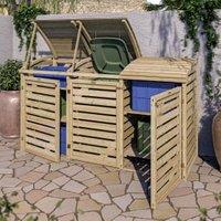 Rowlinson Double Bin Store with Box Store