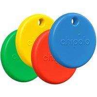 Chipolo POP Tracking Tag Pack of 4 - Red, Blue, Yellow & Green