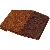 Metrotile Ridge End Cap - Terracotta