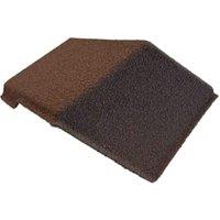 Metrotile Ridge End Cap - Burnt Umber