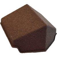 Metrotile 135 Degree Hip End Cap - Burnt Umber