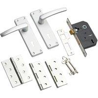 Manila External 3l Door Pack Satin Aluminium