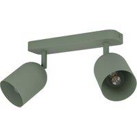 Eglo Tilston Steel 2-Light Spotlight - Green