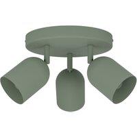 Eglo Tilston Steel 3-Light Spotlight - Green