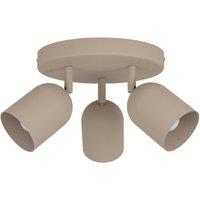 Eglo Tilston Steel 3-Light Spotlight - Sandy