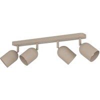 Eglo Tilston Steel 4-Light Spotlight - Sandy