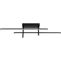 Eglo Trepiliano Modern LED Linear Ceiling Light - Black