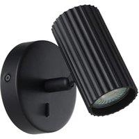 Eglo Portillo Aluminium & Steel Single Spotlight - Black