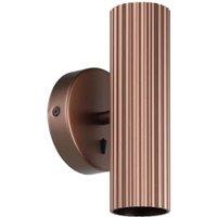 Eglo Portillo Modern Up & Down Wall Light - Bronze
