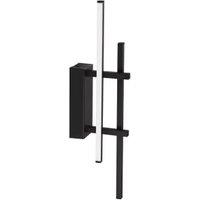 Eglo Trepiliano Modern LED Linear Wall Light - Black