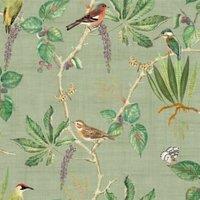 Esselle Home Hill Top Garden Sage Green Wallpaper