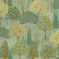 Esselle Home Persian Oasis Sage Green Wallpaper