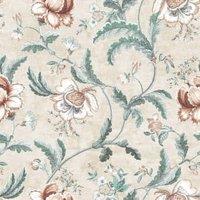 Esselle Home Tapestry Floral Natural/Spice Wallpaper